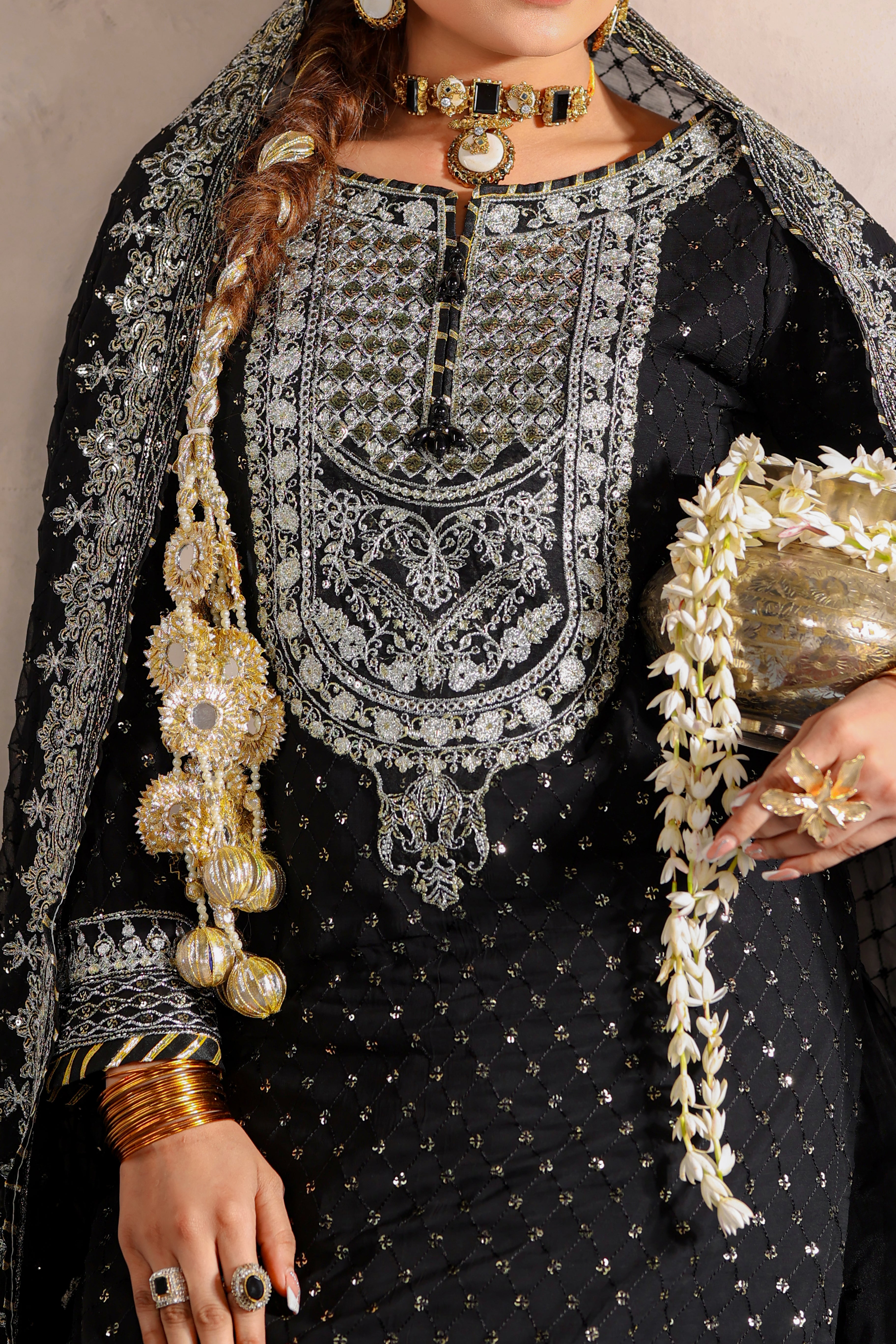 Chandani Luxe Bamber Chiffon Formal Suit - NFD-301